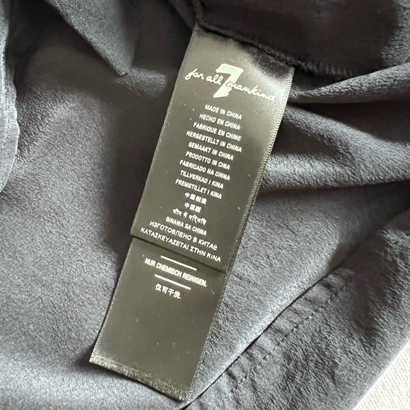7 for all mankind silk blouse - Picture 10 of 11